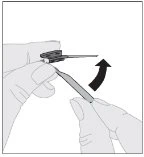 Two hands lifting and rotating a