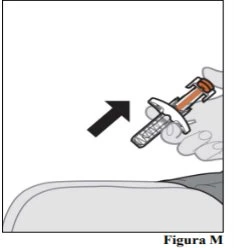 A hand holding a medical device with a