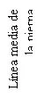 Vertical black text on white background reading 'Midline of the leg'
