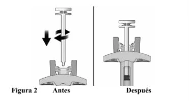 Two-stage diagram showing the
