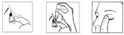 Three line drawings show the