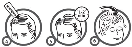 Three numbered illustrations show the