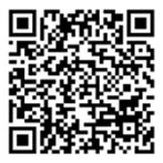 Square QR code composed of a pattern of small black modules on a white background with three large positioning squares at the corners