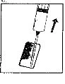 Technical drawing showing a syringe with needle inserted into a vial to draw liquid into the syringe