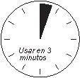 Стилизованные аналоговые часы с чёрным сектором между 12 часами и 1
