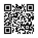 Квадратный QR-код с чёрными геометрическими узорами на белом фоне для