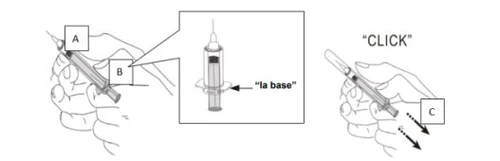Medical diagram showing the