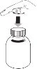 Diagram showing a vial of medication with a black arrow pointing downward indicating the