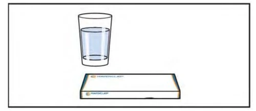 A glass of water filled to the brim