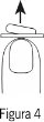 Technical diagram showing an arrow pointing toward the