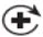 Black symbol of a medical cross enclosed within