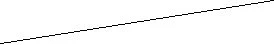 A thin black diagonal line crossing a uniform white field from left to right
