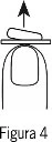 Schematic diagram showing a finger with a finger above the