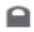 Stylized gray icon of a closed lock with a rectangular base and a semicircular upper arch on a white background