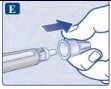 Una mano afferra la base di un dispositivo medico e lo sposta verso destra con una freccia blu che indica la direzione del movimento