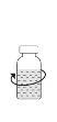 Schematic drawing of a medicine vial with a curved arrow indicating rotational movement of the container