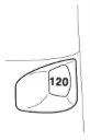Line drawing of a digital display showing the number 120