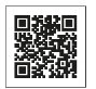 Black square QR code on white background enclosed in a thin black rectangular border