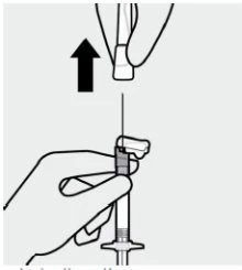 A hand lifts upward toward the