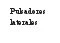 Черный текст на белом фоне, состоящий из двух строк, с надписью Pukadores laterales
