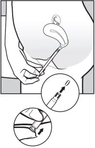 Technical drawing showing
