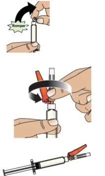 Three illustrations show how to break the