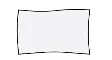 Rectangular box with irregular black borders and thin outline on a uniform white background