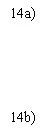 Black text on white background with '14a' at the top and '14b' at the bottom