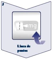 Diagram with a curved arrow indicating the score line on a white tablet labeled 'mg'