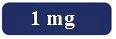 Dark blue square with rounded corners containing white '1 mg' text in serif font
