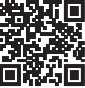 Square QR code composed of a pattern of small black modules on a white background for