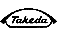 Черный логотип Takeda, заключенный в