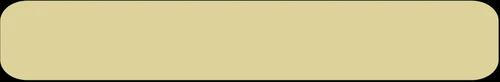 Horizontal rectangle with rounded corners, uniform beige color on white background