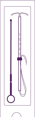 Disegno tecnico di un dispositivo medico composto da un'asta sottile con impugnatura circolare e un cilindro graduato con maniglia a T e tubicino flessibile