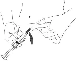 Two hands preparing a
