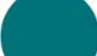 Solid olive green circle on a white background