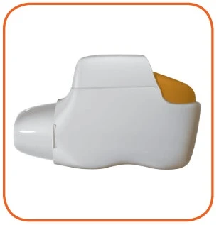 White auto-injector medical device with a