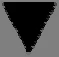 A black triangle pointing downward on a uniform gray background