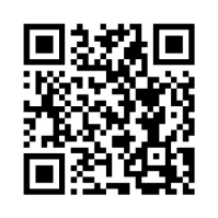 Квадратный QR-код, состоящий из мелких черных модулей на белом фоне, с тремя большими квадратами позиционирования по углам