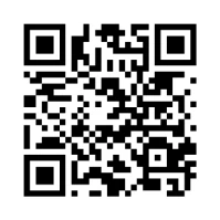 Квадратный QR-код, состоящий из мелких черных модулей на белом фоне, для
