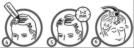 Three numbered diagrams showing the