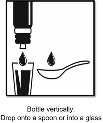 Inverted bottle with a drop falling into a glass and a