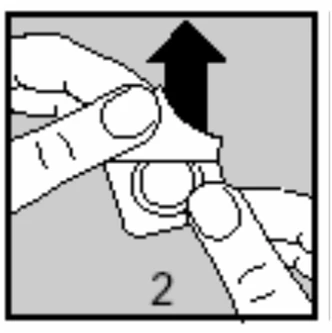 Two hands lift and pull apart