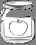 Glass jar with lid and a