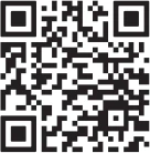 Квадратный QR-код, состоящий из мелких чёрных модулей на белом фоне с тремя крупными квадратами для позиционирования по углам