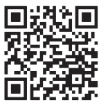 Квадратный QR-код, состоящий из узора чёрных модулей на белом фоне, с тремя крупными квадратами позиционирования по углам