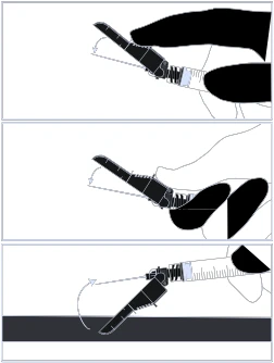 Three diagrams show the