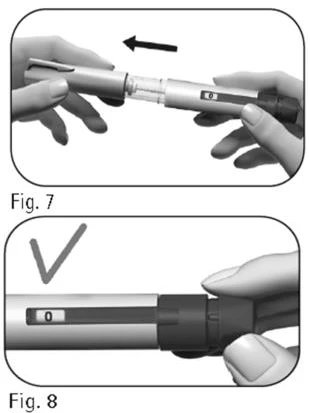 Two hands hold a medical device for the