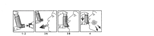 Sequence of four illustrations showing the