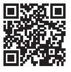 Квадратный QR-код, состоящий из черных модулей на белом фоне с тремя большими квадратами для позиционирования по углам